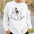 Hey There Cowboy Vintage Western Pin Up Cowgirl Rodeo South Sweatshirt Gifts for Him