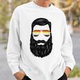 Hipster Daddy Gay Pride Lgbt Bear Mens Beard Sweatshirt Gifts for Him