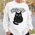 Hiss Off Grumpy Animal Lover Cute Kitten Cat Pet Owner Sweatshirt Gifts for Him