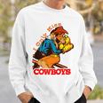 I Only Kiss Cowboys Vintage Western Cowgirl Sweatshirt Gifts for Him