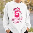 Kids 5Th Birthday Outfit Girl 5 Year Old Rodeo Western Cowgirl Sweatshirt Gifts for Him