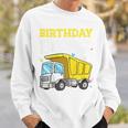Kids Birthday Boy 5 Five Construction Truck Party 5Th Birthday Sweatshirt Gifts for Him
