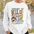Lets Get Wild Zoo Animals Safari Party A Day At The Zoo Sweatshirt Gifts for Him