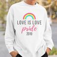 Love Is Love 2019 Lgbt Gay Pride Sweatshirt Gifts for Him