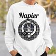 Napier Clan Scottish Name Coat Of Arms Tartan Sweatshirt Gifts for Him