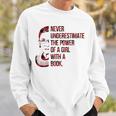 Never Underestimate The Power Of A Girl With A Book Rbg Gift For Mens Sweatshirt Gifts for Him