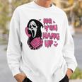 No You Hang Up Ghost Calling Halloween Sweatshirt Gifts for Him