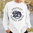 Protect Trans Youth Possum Support Trangender Lgbt Pride Sweatshirt Gifts for Him