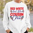 Red White And Blue Cousin Crew Cousin Crew Funny Gifts Sweatshirt Gifts for Him