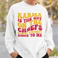 Retro Karma Is The Guy On The Chief Sweatshirt Gifts for Him