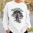 Retro Lahaina Strong Love Maui Support Hawaii Trees Sweatshirt Gifts for Him
