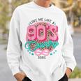 Retro Leopard Love Me Like 90S Country Song Western Cowgirl Sweatshirt Gifts for Him