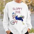 Sloppy Joe Running The Country Is Like Riding A Bike Sweatshirt Gifts for Him