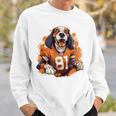 Smokey Coonhound Dog Tennessee Orange Sweatshirt Gifts for Him