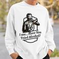 Try Drinking Meme Alcohol Therapy Cocktail Shaker Sweatshirt Gifts for Him