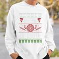 Ugly Christmas Sweater Let There Be Pizza On Earth Sweatshirt Gifts for Him