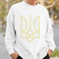 Ukrainian Zelensky Ukraine Army Green Small Trident Emblem Sweatshirt Gifts for Him