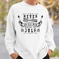 Never Underestimate An Old Man Born In July Sweatshirt Gifts for Him