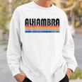 Vintage 70S 80S Style Alhambra California Sweatshirt Gifts for Him