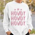 Vintage Rodeo Western Country Texas Cowgirl Texan Pink Howdy Gift For Womens Sweatshirt Gifts for Him