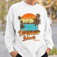 Virginia Beach Virginia Summer Vacation Palm Trees Sunset Vacation Funny Gifts Sweatshirt Gifts for Him