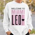 Welcome To Miami Leo 10 - Goat Gifts For Goat Lovers Funny Gifts Sweatshirt Gifts for Him Welcome To Miami Leo 10 - Goat Gifts For Goat Lovers Funny Gifts Sweatshirt Gifts for Him