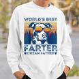 Worlds Best Farter I Mean Father Best Dad Ever Cool Dog Mens Funny Gifts For Dad Sweatshirt Gifts for Him