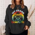 1St Grade Level Complete Gamer Last Day Of School Boys Sweatshirt Gifts for Her