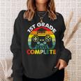 1St Grade Level Complete Gamer Last Day School Boy Vintage Sweatshirt Gifts for Her