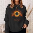2024 Total Solar Eclipse April 8 Mountain Eclipse Watcher Sweatshirt Gifts for Her