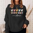 2Nd Grade Vibes First Day Of School Welcome Back To School Sweatshirt Gifts for Her