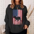 4 July Capybara Lover Capybara Owner Animal Usa Flag Sweatshirt Gifts for Her