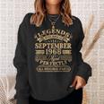 55Th Birthday Decoration Legends Born In September 1968 Sweatshirt Gifts for Her