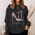 71 & Fabulous 71 Years Old And Fabulous 71St Birthday Sweatshirt Gifts for Her