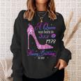 A Queen Was Born In July 1978 Happy 45Th Birthday To Me Sweatshirt Gifts for Her