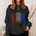 Air Force Us Veterans 4Th Of July American Flag Sweatshirt Gifts for Her
