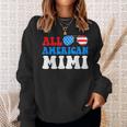 All American Mimi American Flag 4Th Of July Patriotic Sweatshirt Gifts for Her