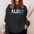 Aloha Big Wave Surf Camo Ocean In Honolulu Hawaii Oahu Maui Sweatshirt Gifts for Her