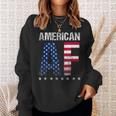 American Af 4Th Of July Funny Novelty Design For Merica Sweatshirt Gifts for Her