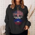 American Grown With Haitian Roots Usa Flag Sweatshirt Gifts for Her