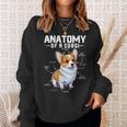 Anatomy Of A Corgi Cute Corgis Costume Corgi Lovers Corgis Sweatshirt Gifts for Her