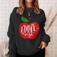You Are The Apple Of My Eye Red Apple Sweatshirt Gifts for Her
