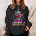 Aries Girl Has Three Sides Birthday Aries Funny Gifts Sweatshirt Gifts for Her