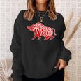 Arkansas Hog Hunting Animal Wild Boar Vintage Sweatshirt Gifts for Her