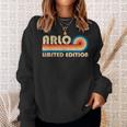 Arlo Name Personalized Funny Retro Vintage Birthday Sweatshirt Gifts for Her