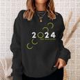 Astronomy Lovers 40824 Total Solar Eclipse 2024 Sweatshirt Gifts for Her