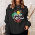 Attract Abundance Humanity Positive Quotes Kindness Sweatshirt Gifts for Her