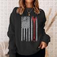 Auto Repairman Car Mechanic Wrench Workshop Tools Usa Flag Mechanic Funny Gifts Funny Gifts Sweatshirt Gifts for Her