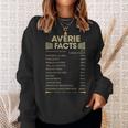 Averie Name Gift Averie Facts Sweatshirt Gifts for Her