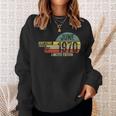 Awesome Since June 1970 Legend Since June 1970 Birthday Sweatshirt Gifts for Her